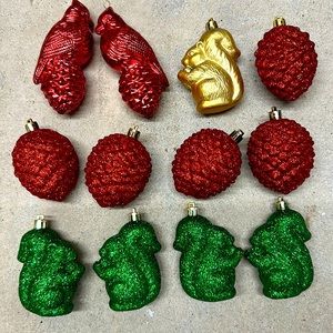 For My DIY Christmas makers, designers & crafters!  12 woodland themed ornaments